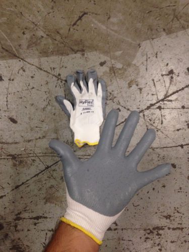 Ansell Hyflex Nitrile Palm Coated Gloves 11-800 Size 8 Qty. 24 Pairs LOW PRICE