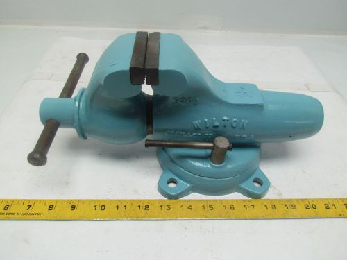 Wilton Bullet Machinist 3&#034; Jaw Round Channel Vise W/Swivel Base Opens to 4-3/4&#034;
