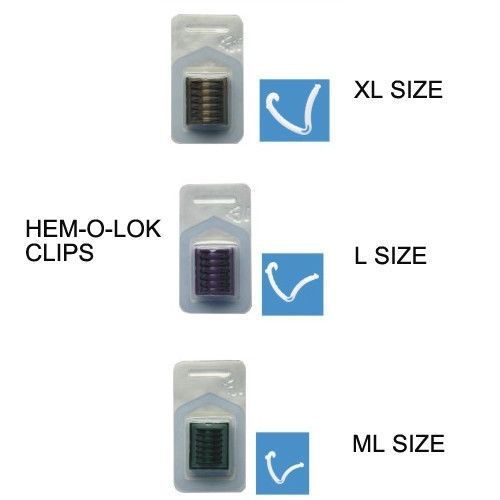 Hem-O-Lok Clip XL L ML Size optional Ligation Clip Applier Disposables CE