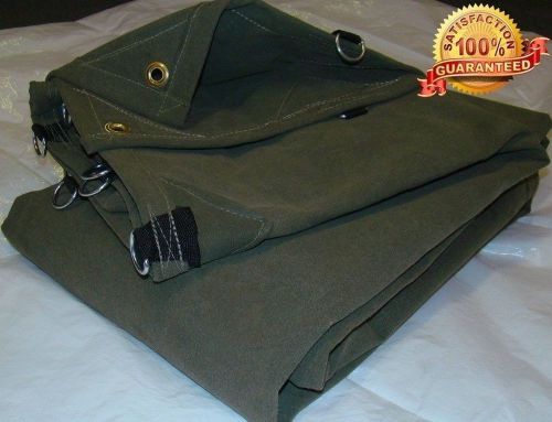 New Super Duty 12 Ft X 12 Ft Military OD Canvas Tarpaulin for Sale online Ebay