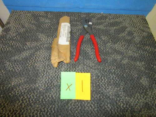 2 WILDE SLIP JOINT TOOLS PLIERS 8&#034; ELECTRICAL STRAIGHT NOSE RED NEW