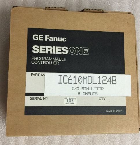 GE Fanuc Series One Programmable, IC610MDL124B, I/o Simulator, Shipsameday#1218B