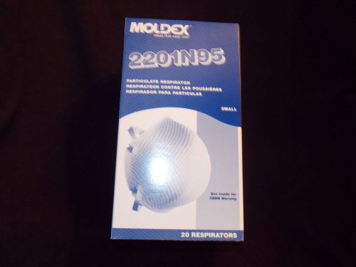 NEW 20 Pack MOLDEX 2201N95 Disposable Respirator Surgical Mask Proctection