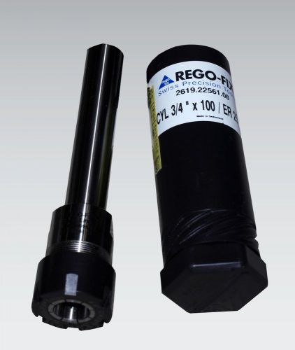 Rego - Fix Collet, 3/4&#034; x 100 Straight Shank with 5/8&#034; Collet ER 25M