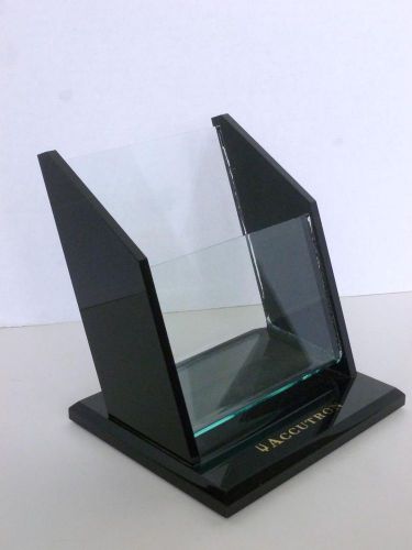 Accutron Watch Lucite Jewelry Store Counter Brochure Display Stand