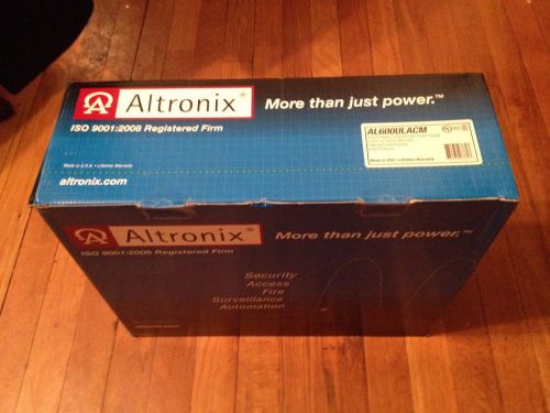 Altronix al600ulacm 8 fused outputs power supply 12/24vdc w 2 batteries new for sale