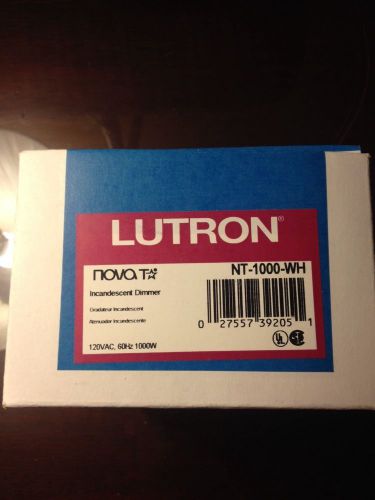 Lutron Nova T NT-1000-WH