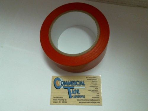 150 2&#034; X 36 Yds Red Vinyl Floor Aisle Marking Solid Color PVC Tape