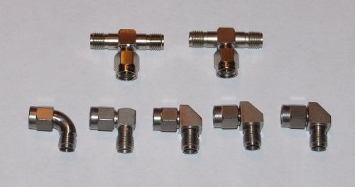 (5) SMA to SMA TEE&#039;s and 90&#039;s Connectors