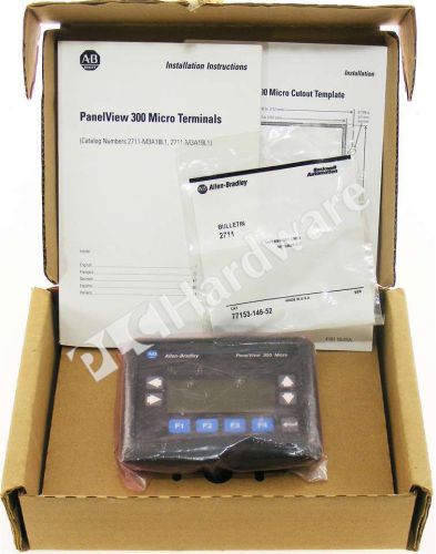 New Allen Bradley 2711-M3A19L1 /A FRN 4.20 PanelView 300 Micro RS-232/DH-485