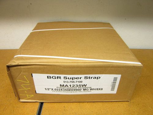 BGR Super Strap MA1235W Polypropyene Strapping 1/2