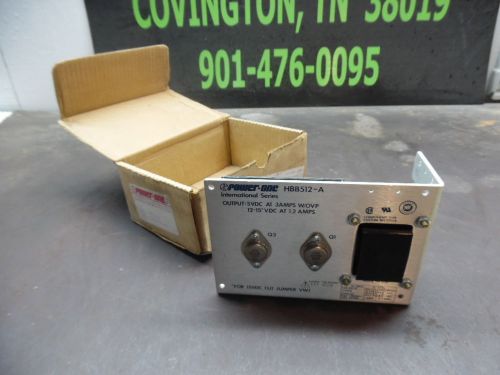 POWER-ONE POWER SUPPLY, MODEL: HBB512-A, SERIES: INTERNATIONAL, NEW- IN BOX