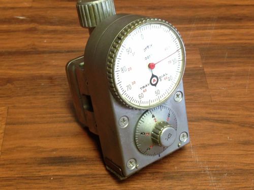 Nice southwest industries trav a dial .001 &#034; indicator + mounting bracket for sale