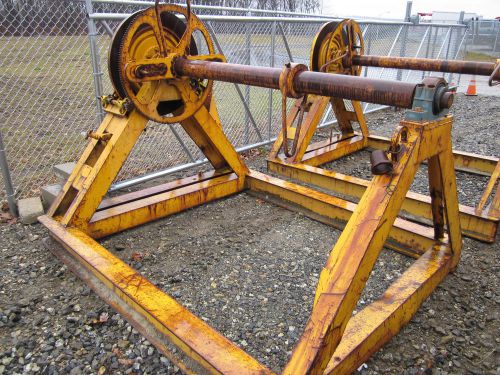 Heavy duty transmission cable reel stand for sale