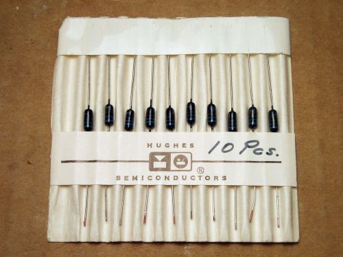 Rare Vintage Hughes Semiconductor Silicon Signal Diode Pack of 10 FuzZ NOS 1N661