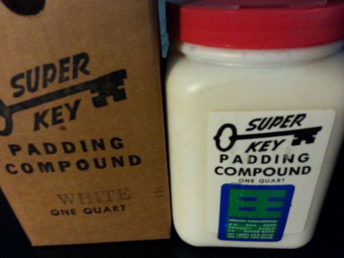Super Key Note Pad Padding Compound White ~ One Quart ~ A Must See!!