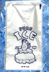 8lb Ice Bags (Wicketed) mil. 1.5 pack of 1000cs