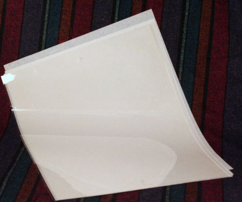 10 clear acetate (plastic) sheet 8.5&#034; x 11&#034; x .010 dansco/whitman slides for sale