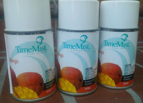 TimeMist Metered Fragrance Dispenser Refill, Mango 6.6 oz 3 Aerosol Can (332960