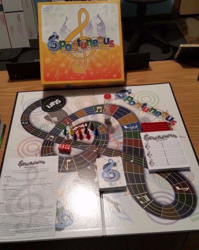 Spontuneous Board Game: The Game Where Lyrics Come to Life Sing It or Shout It -
