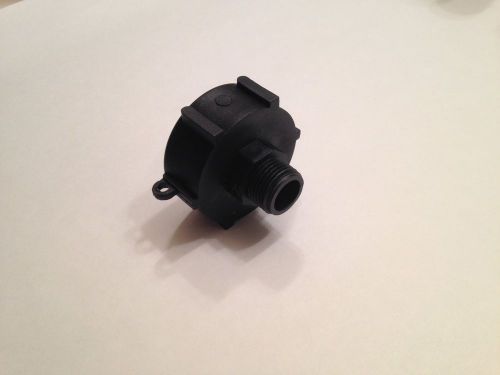 For food. 2&#034; coarse x 3/4&#034; garden hose 275 gallon ibc tote tank valve adapter . for sale