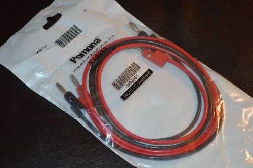 Sealed - Pomona E12117 Banana Plug Kit - Red &amp; Black