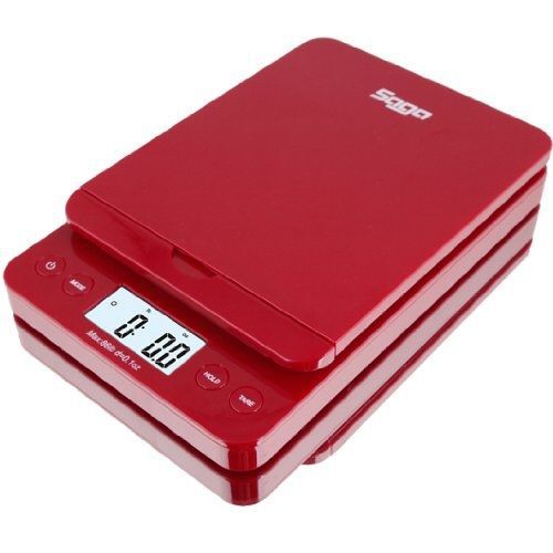 Saga 86 lb red digital postal shipping scale by saga x 0.1 oz weight usps for sale