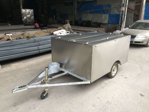 New concession stand trailer mobile kitchen with canopy free sea shipping for sale