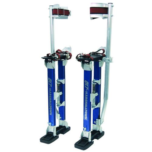 24-40&#034; Adjustable Aluminum Drywall Stilts, Painting, Taping, Dual Spring Action
