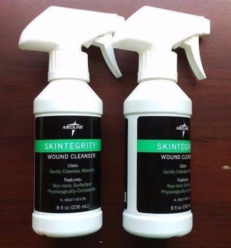 Lot of 2 Each MEDLINE Skintegrity Wound Cleanser 8oz Spray #MSC6008