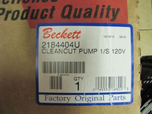 Beckett ~ Clean Out Pump 1/S 120V ~ 2184404U