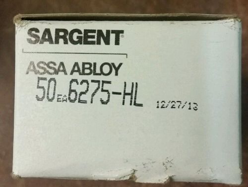 SARGENT ASSA ABLOY 50 ct box 6275 HL key blanks.