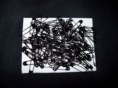 Price Tags - 500 Pce Black Safety Pins. 27mm.