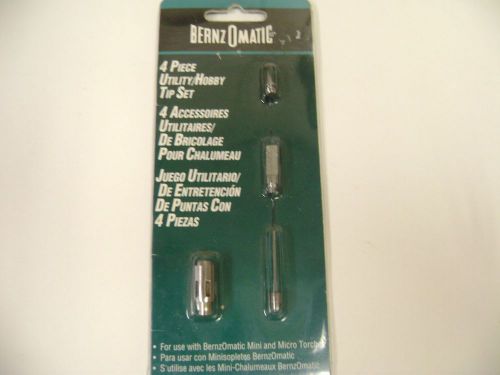 BernzOmatic Four Piece Tip Set for Mini and Micro Torches.
