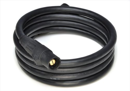 50&#039; 4/0 WELDING CABLE With Cam Locks BLACK EXCELENE MADE IN USA AWG COPPER