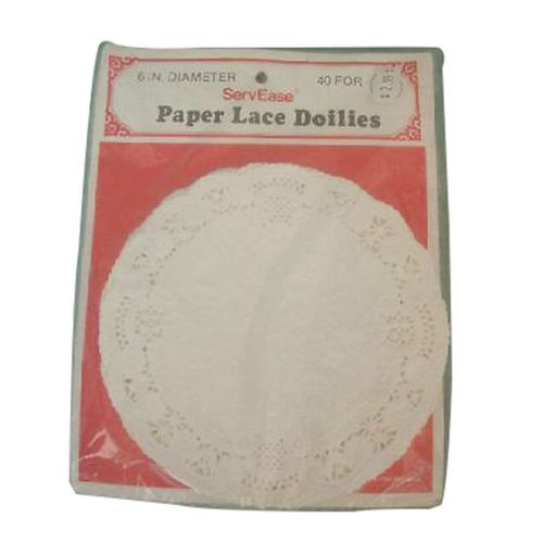 4&#034; white paper lace doilies disposable 52 pcs per pack