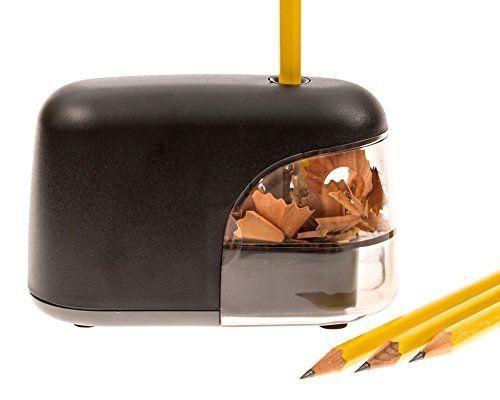 Elemental Office Electric Pencil Sharpener, Compact and Portable! Battery