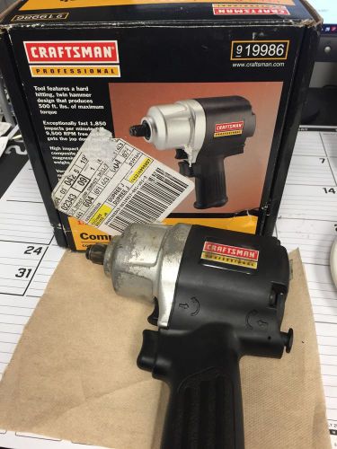 Craftsman 1/2 Inch Composite Impact Wrench (See Description) Not Tested