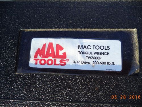 3/4 inch Mac Torque wrench TWZ600P