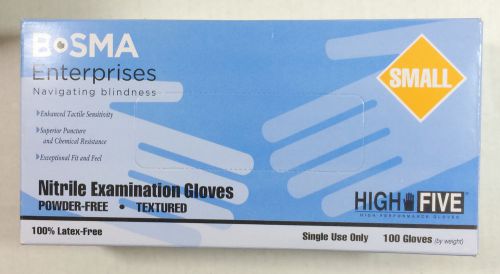 High Five Nitrile Examination Gloved Power Size small Textured 4 Boxes Of 100