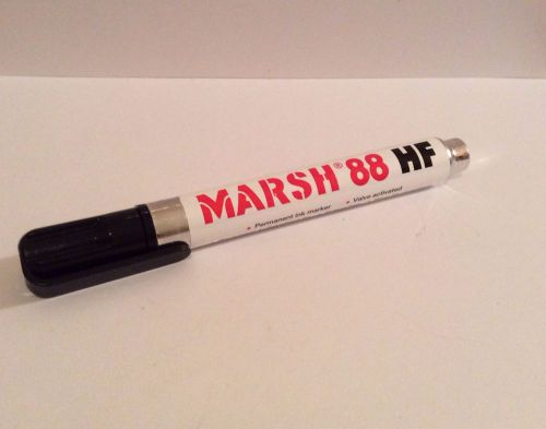 Marsh 88 HF Marker Valve Action Permanent Heavy Duty Black Ink New