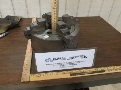 8&#034; lathe adjustable 4 jaw chuck in great overall condition for sale