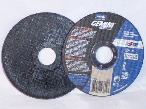 25 pc norton gemini metal cut-off wheel discs 4-1/2&#034; x .045&#034; x 7/8&#034; usa 42160 for sale