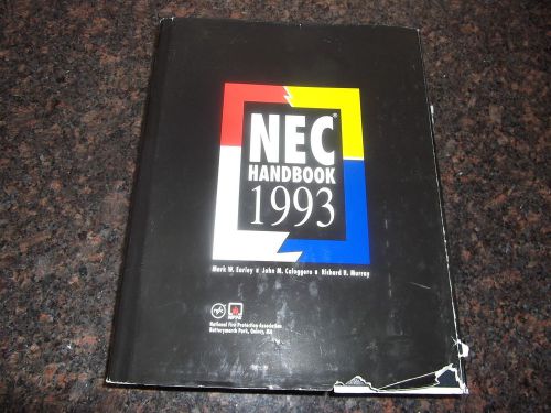 NATIONAL ELECTRICAL CODE NEC HANDBOOK MANUAL 1993