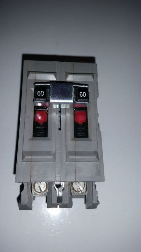A260NI - WADSWORTH  2 pole 60 amp  Circuit Breaker