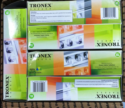 Tronex Vinyl Powdered Examination Gloves 8264-35 Size X-Large 5 Boxes of 100