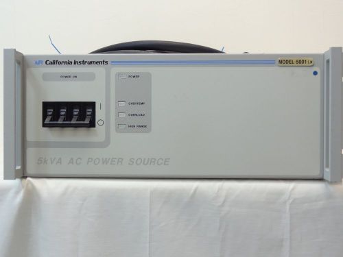 California instruments 5001ix-no ac power source slave unit 2 for sale
