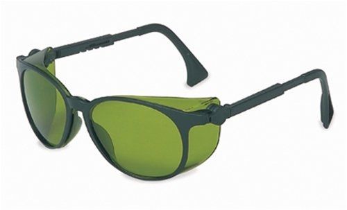 Uvex S4004 Flashback Safety Eyewear, Black Frame, Shade 2.0 Infra-Dura