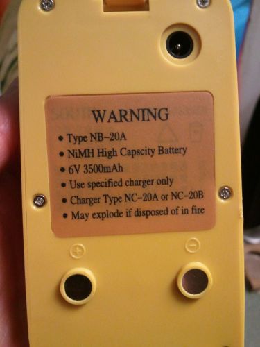 BRAND NEW SOUTH SURVEY TOTAL STATION BATTERY NB-20A Lower contact