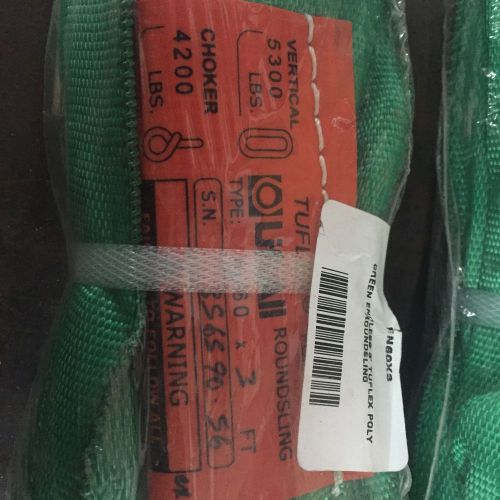 Green endless loop lifting straps for sale